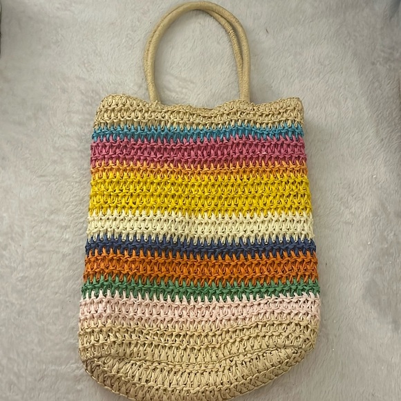 Target Handbags - 100% paper colorful shoulder bag‎ with magnetic closure and pockets